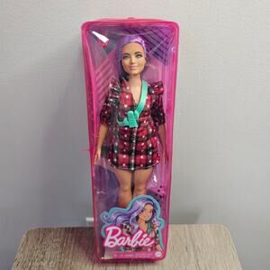2020 Barbie Fashionistas Doll #157 With Lavender Hair NWT